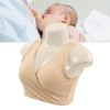 Nursing Bra Fleshcolor Wireless Cross Convenient Breastfeeding Sleep Maternity Underwear