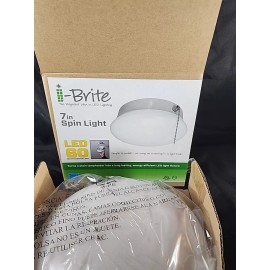 ETI NEW ETI i-Brite Spin Light 7 Inch 60W Flush Ceiling Mount LED EASY install  44d