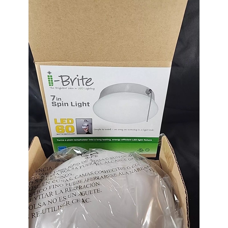 ETI NEW ETI i-Brite Spin Light 7 Inch 60W Flush