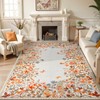 Wonnitar Fall Washable 8x10 Rug for Living Room, Soft Boho