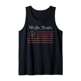 WE THE PEOPLE Constitution 4th of July, Gadsden Flag Tank Top