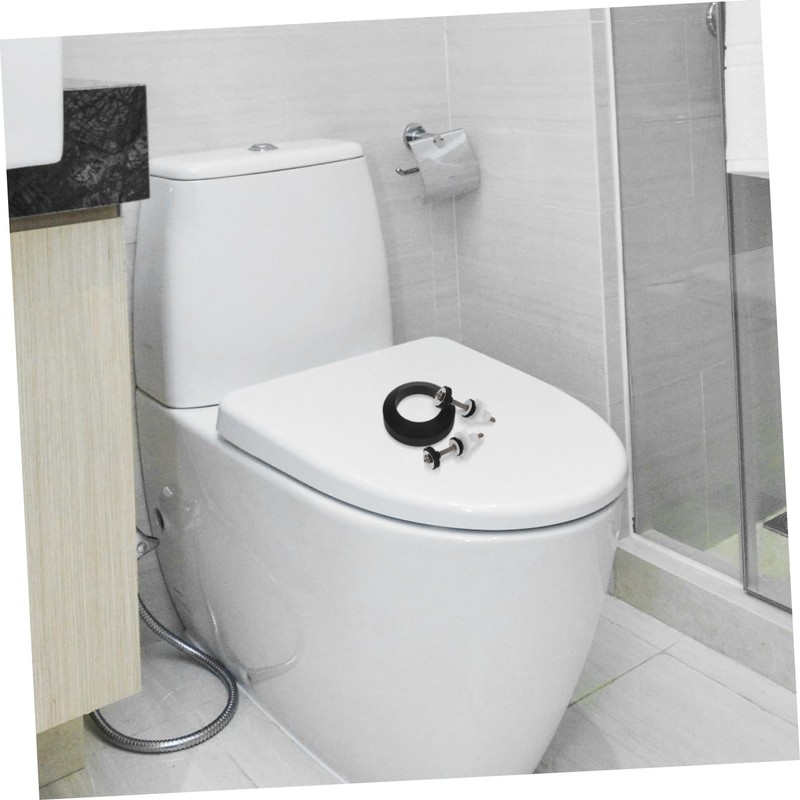 LALAFINA Toilet Tank Replacement Kit Cistern Screws Sealing Ring Toilet