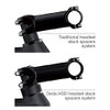 Deda Elementi 305390450 S.Steering Headset Conic 1.1/8 "1 Unisex-Adult, Taille