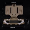 Tactical Vest Phone Holder Molle Mount, Universal Chest Phone Board