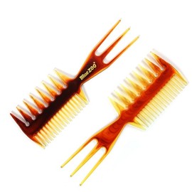 Pomade Comb Afro Comb Men's Hair Styling Barber Shop Comb Styling Pomade Comb 2ea