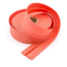 Craft Cult 40mm Wide Plain Bias Binding Tape - 25 Metre Roll (83 - Coral)