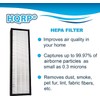 HQRP 2-Pack True HEPA Filter compatible with InvisiClean IC-6022, Invisi-Clean