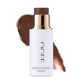 Ogee Ogee Sculpted Face Stick (OBSIDIAN - MATTE DEEP BRONZE) Certified Organic Bronzer Stick & Contour Makeup - Multi-Use Bronzer Stick for Face