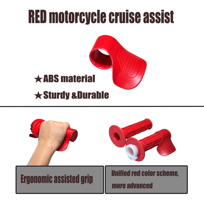 7/8 22mm Twist Throttle Accelerator Handle Grips for Mini Bike