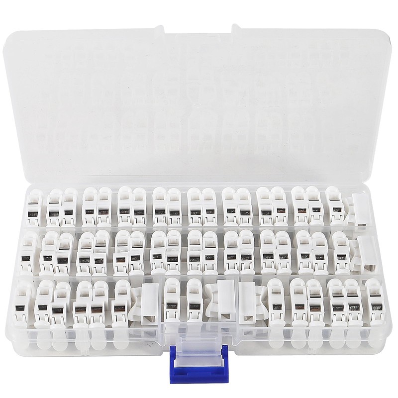 AITRIP 55PCS CH2 Quick Connector Spring Wire Connectors Block, Electrical