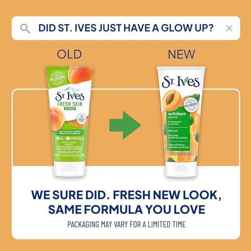 ST. Ives - , Exfoliante de albaricoque Fresh Skin, 6