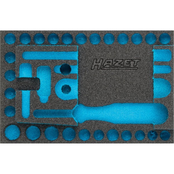 HAZET 163-338L 2-Component Soft Foam Insert - Multi-Colour