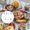 Yuiturt Serving Spoons Set, 7 Pieces Stainless Steel Serving Utensils,