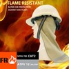 Fullsheild 2 Pcs FR Hard Hat Liner Sun Shade Flame