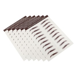 FRCOLOR 6pcs Realistic Eyebrow Stickers Natural Look Imitation Brow Decals Easy Application Makeup Tool for Damage Reusable