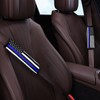 Xalvoria 2-Pack USA Flag Thin Blue Line Seat Belt Pads