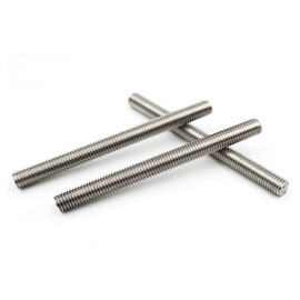FEEIMOL Stainless Steel Threaded Rod Full Thread Rod Bolts M8 x 180 mm (Pack of 2)