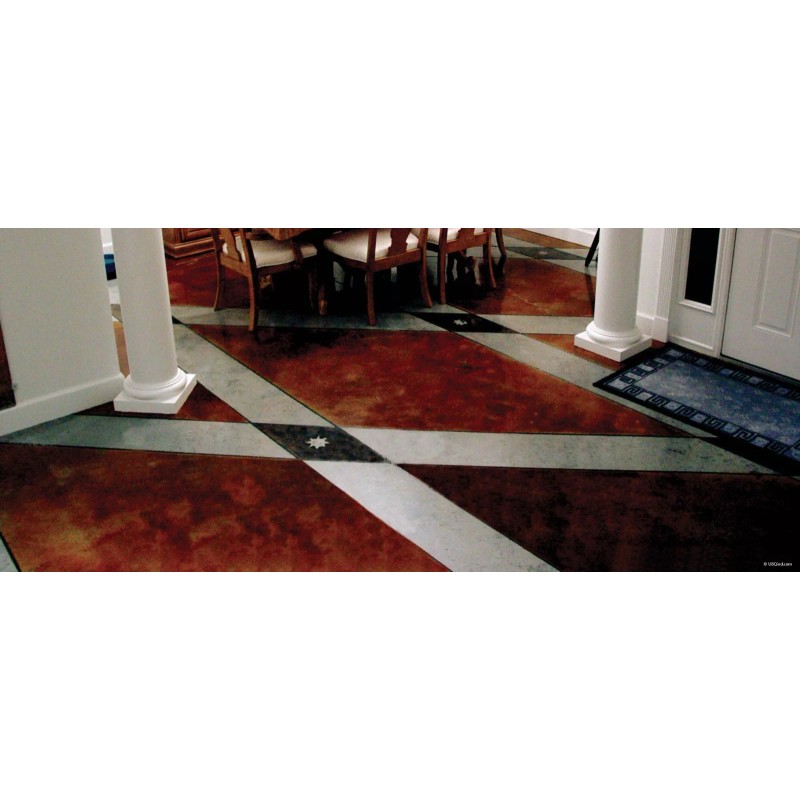 Active Elements Acid stain for concrete, Coffee Bean dark brown