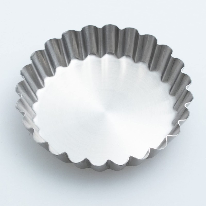 Suncraft PP-637 Tart Mold, Round Wavy Shape, 3.1 inches (8