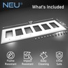 NEU 6-Gang Mid-Size Decorator Light Switch Outlet Cover Wall Plates,