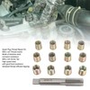 Thread Repair Tools 12Pcs Stainless Steel Inserts with 1Pc Screw