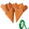 ZELAITE 6 Carrot Boxes for Crafts and Filling, Easter Gift