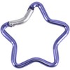 Blue Carabiner Clip Star Shaped Climbing Buckle Aluminum Alloy Heavy
