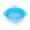 Forma Redonda de Silicón de Molde de Torta 9 Pulgadas