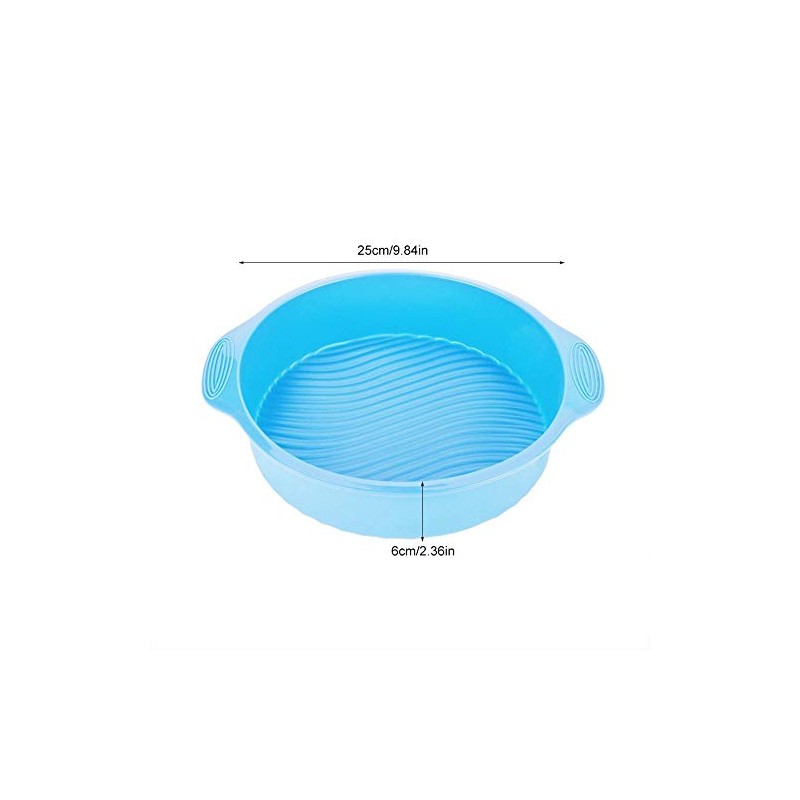 Forma Redonda de Silicón de Molde de Torta 9 Pulgadas