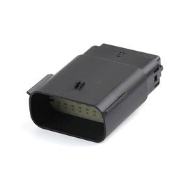 E-Car Connection Universal Automotive Connector Molex 16-Pin Waterproof 33472-1601 33482-8601 Adapter Male/Female Plug & Socket Housing with Terminals (Male Connector)