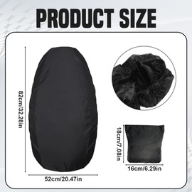 Henjunu Motorcycle Seat Cover Universal, Scooter Seat Bench Rain Protection, Seat Covers Universal Motorcycle, Large Motorcycle Seat Cover Cushion, Motorcycle Seat Cover Frost Resistant, Motorcycle