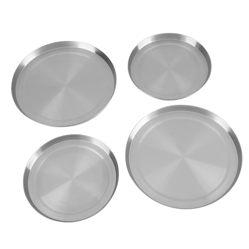 4Pcs/Set Stainless Steel Kitchen Stove Top Burner Covers Cooker Protection