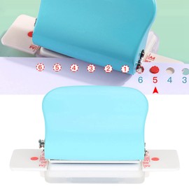 Adjustable Hole Punch Machines Paper Binding Green A4 Hole Puncher Paper Punch Punches