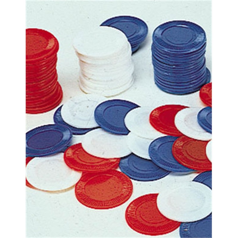 Poker Chips Card Game (100 Bags), Blue