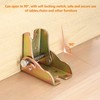 4 Pcs Self Locking Foldable Hinges, Self Locking Hinge Extension