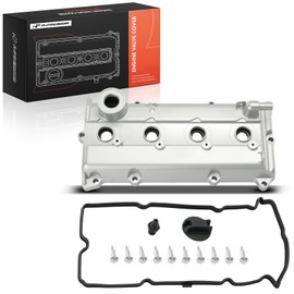 A-Premium Upgraded Aluminum Engine Valve Cover with Valve Cover Gasket, Bolts and Oil Filler Cap Compatible with Nissan Altima 2002-2006, Sentra 2002-2006, 2.5L