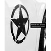 YIPFEN Star Car Stickers, Set of 2, Black, 15 cm,