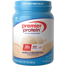 Premier Protein Whey Protein Powder, Vanilla, (28 oz)