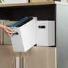Oterri File Organizer, 4 Packs Small Storage Box, Cardboard File