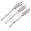 Flat Wood Spade Bits 3Pcs High Carbon Steel Set 28mm