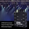 Lixada DMX512 Wireless Lighting Signal Amplifier XLR DMX Splitter Distributor