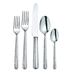Vista Alegre Broggi Metropolitan 5 Piece Stainless Place Setting, silver