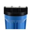 Hydronix HF3-10BLBK34 10" Blue Housing with Black Rib Cap, 3/4"