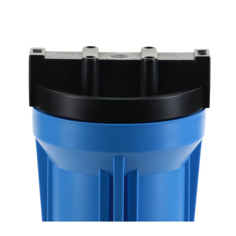 Hydronix HF3-10BLBK34 10" Blue Housing with Black Rib Cap, 3/4"