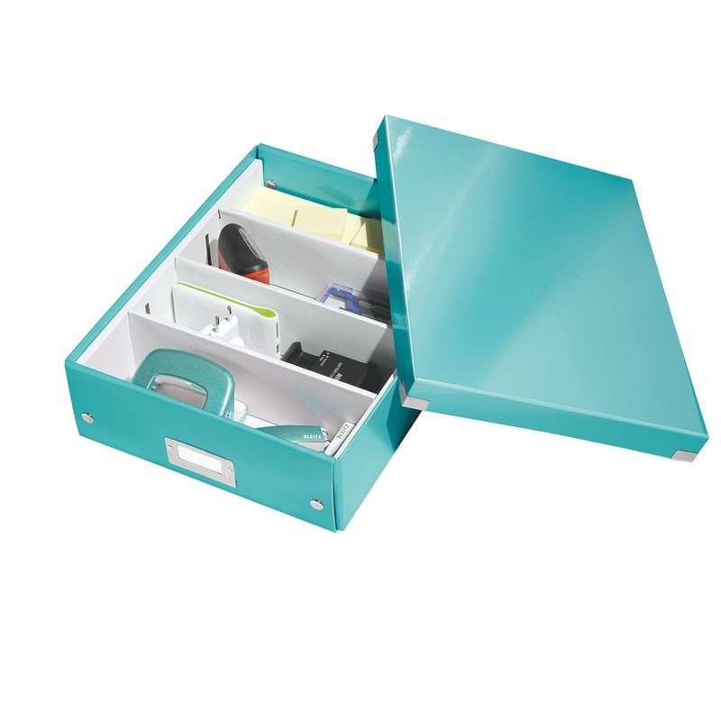 Leitz Organiser Box, Click and Store Range 60580051 - Medium,