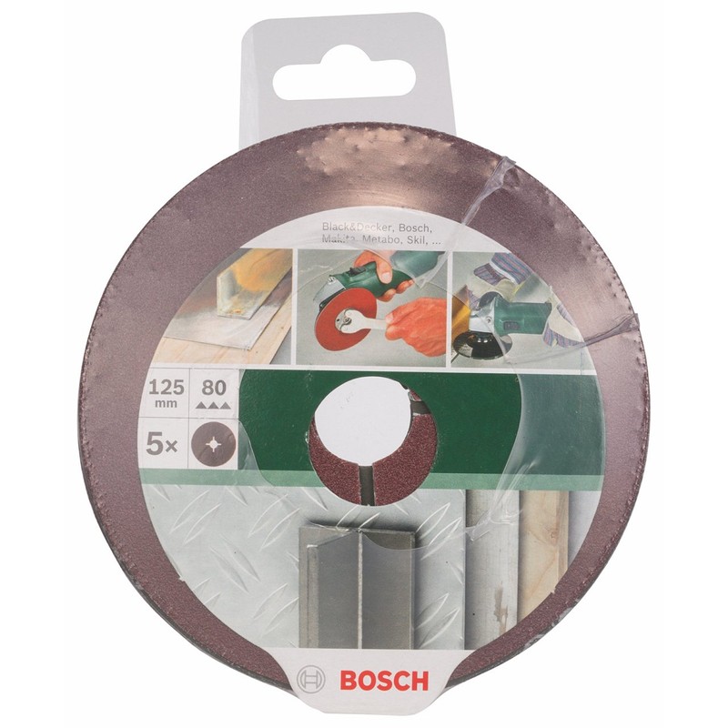 Bosch 2609256252 Fibre Sanding Disc for Angle Grinder Clamped for