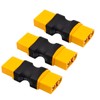 LINSYRC 3pcs XT90 Plug Female to Female Connector no Wire