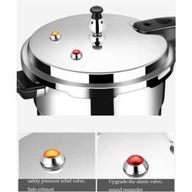 9.5 Quart Pressure Cooker Aluminum Alloy with Multiple Safety - Double Option Gas and Induction 26CM = 9 Liter + Extra Gasket