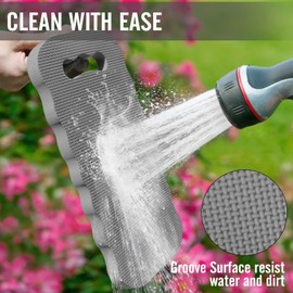 Altdorff Thick Kneeling Pad 2 Pack, Waterproof,Comfortable Garden Kneeling Pads Stain Resistant, Multi-Functional Kneeler Pad for Gardening, Baby Bath, Yoga, Praying and Exercise (Deep Grey)