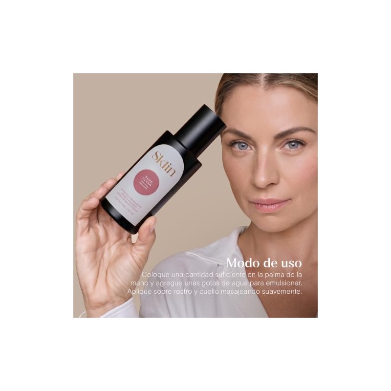 Pure Clean Bálsamo Limpiador Facial - Desmaquillante Hidratante con Jojoba,